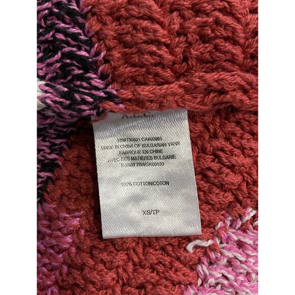 A.L.C. 'Nova' Pink Colorbocked Asymmetric Skirt Size XS - Picture 5 of 5